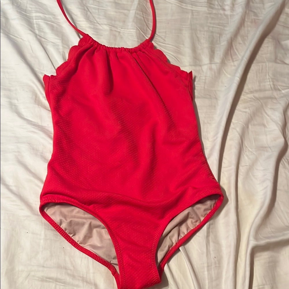 Old Navy Women's Red One-Piece Swimsuit
